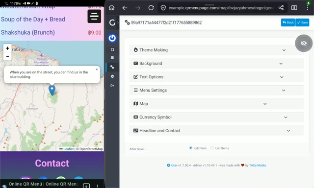 Harita eklentisinin yönetim vidyosu